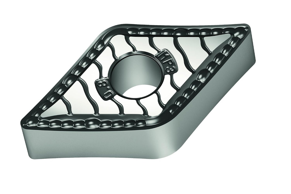 DNMG110412-MP3 WPP20S Carbide Tiger-Tec Negative Indexable Turning Insert, 3/64" Corner Radius, 3/8" IC, 3/16" Thick, 0.031" - 0.126" Depth of Cut (Pack of 10)
