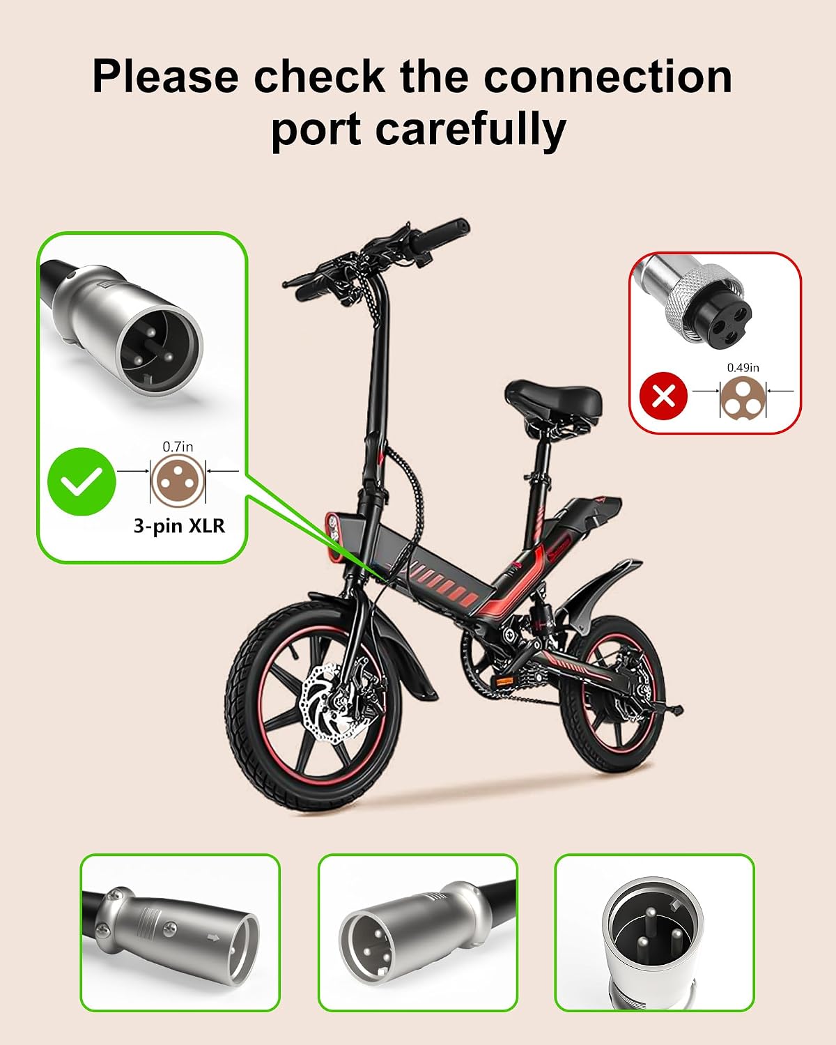 24V 5A 3-Pin Male XLR Connector Battery Charger Compatible with Jazzy Power Chair,Pride Mobility Scooter,Lakematic,Drive Medical,Golden Technologies,Shoprider,Rascal 200T/500T/301 Charger Power Cord