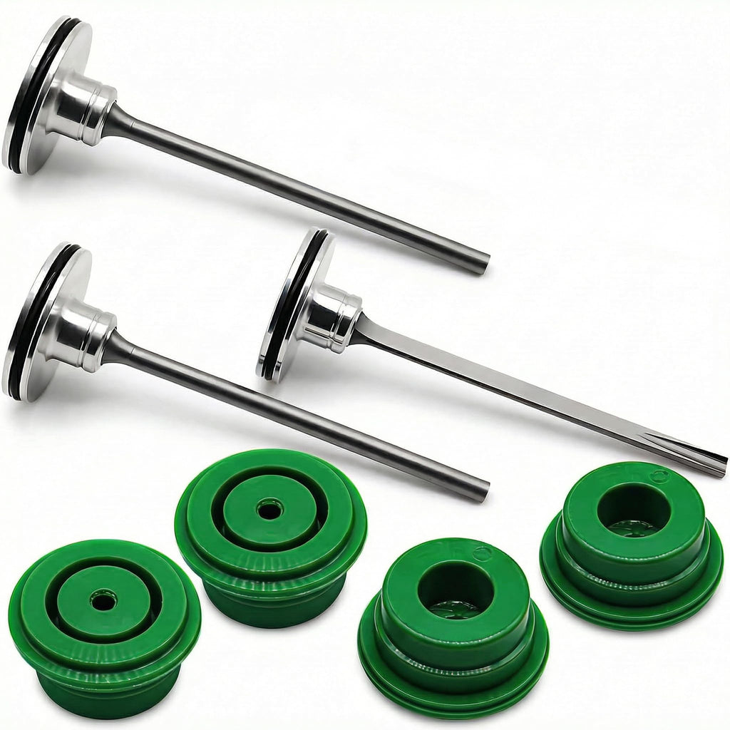 Jaruika Piston Driver Replacement for Hitachi NR83A NR83A2 Framing Nailer Parts, 3 Pack 877-323 Driver & 4 Pack 883-511 Green Bumper Kit, Heat Treated 6150 Steel 885-915 Rebuild Set