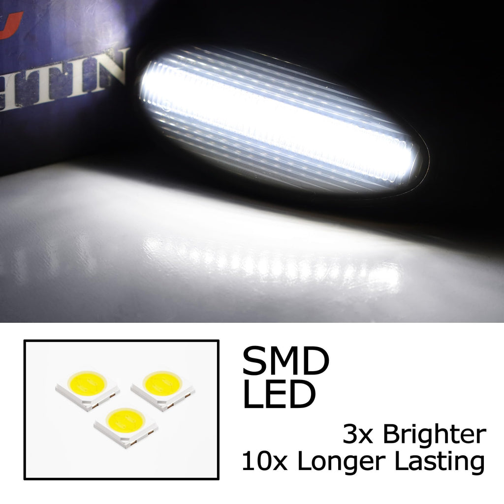 iJDMTOY LED DRW Side Marker Lights For Chevy/GMC Silverado Sierra 2500 3500