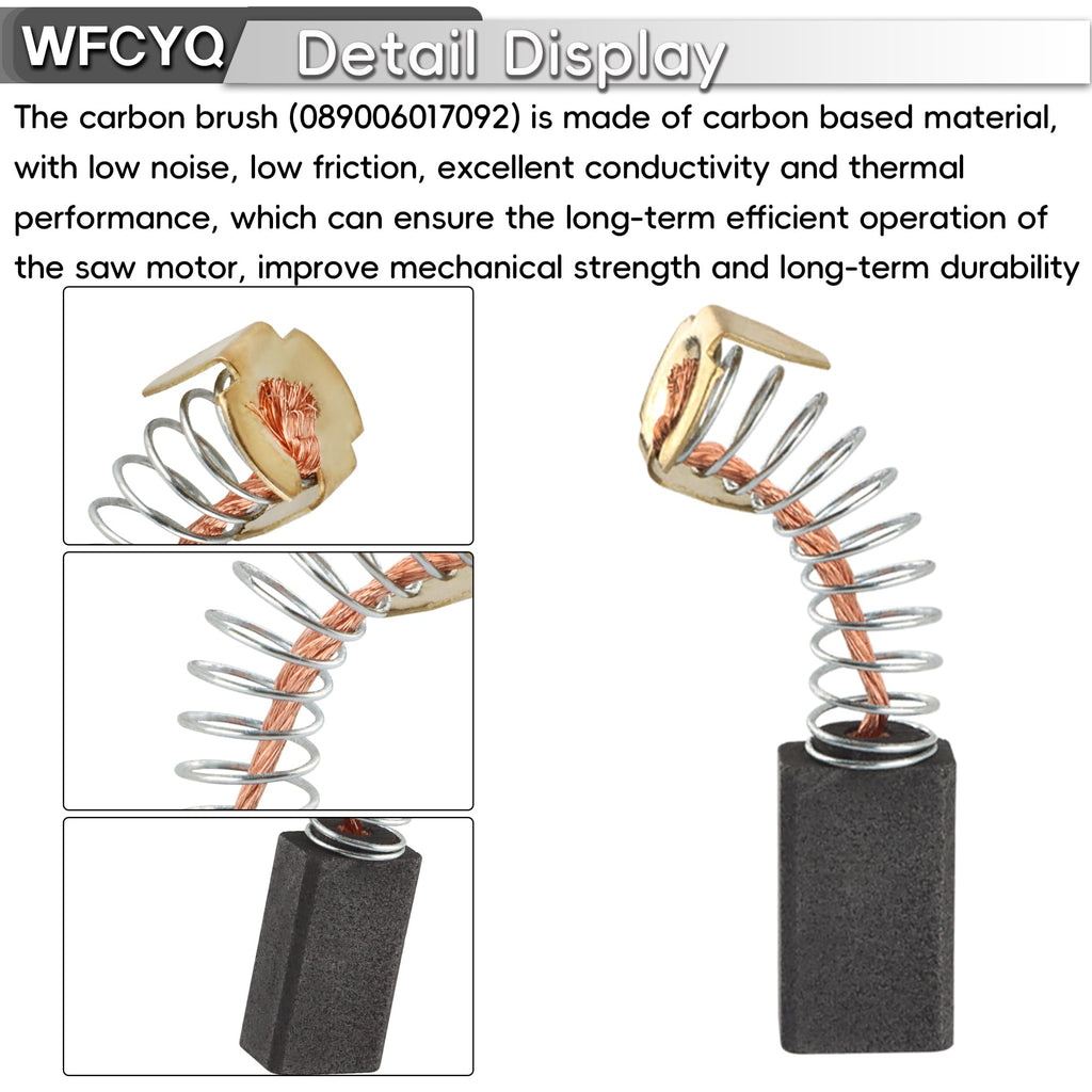 WFCYQ 089006017092 Carbon Brushes for Power Tools (10 Pack)
