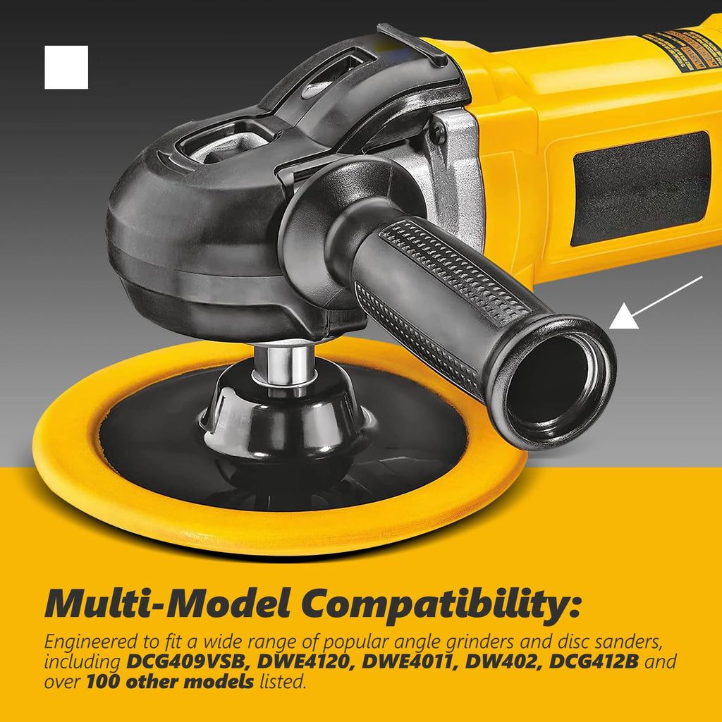 Eopzol N401305 Side Handle for Dewalt Angle Grinder - High Torque Non-Slip Grip Replacement Handle Compatible with DCG409VSB DWE4120 DWE4011 DW402 DCG412B T1345 ET1350 FS6500AG G850 MT6147 TV800 (1)