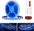 Boat Strip Lights Waterproof 16.4FT, 12v Blue Marine Pontoon Boat Lights