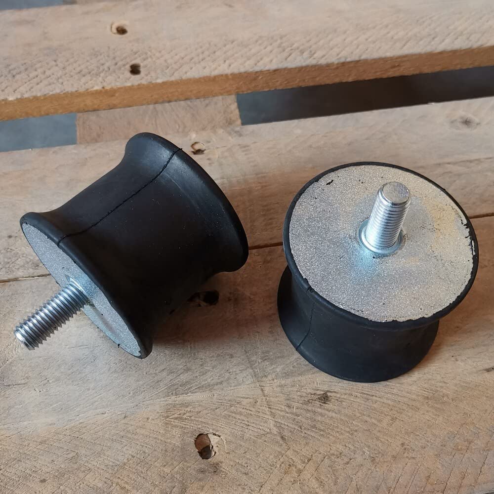 Luxuypon Replacement 2 Pieces Shock Mount Compatible with Wacker BPU2540 Plate Compactor Rammer Spare Parts