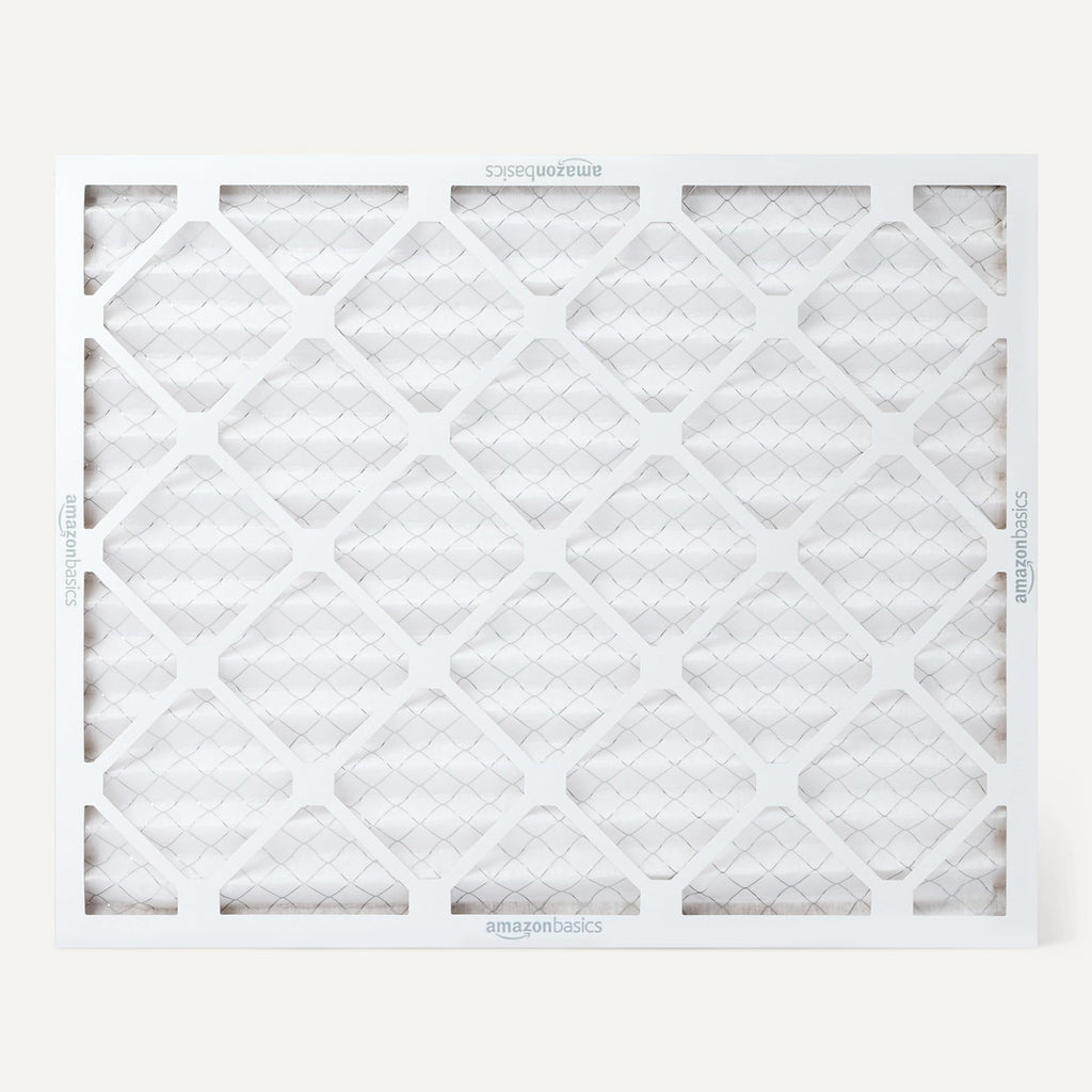MERV 5 AC Furnace Air Filter, 20x25x1 inches, 6-Pack (Actual size: 19.75" x 24.75" x 0.75")