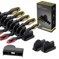 DEHOYI 24pcs Magnetic Modular Screwdriver Organizer and Wrench Organizer for Tool Drawer and tool box. Modular & Expandable Screwdriver Holder with magnet, gift for brother and father.
