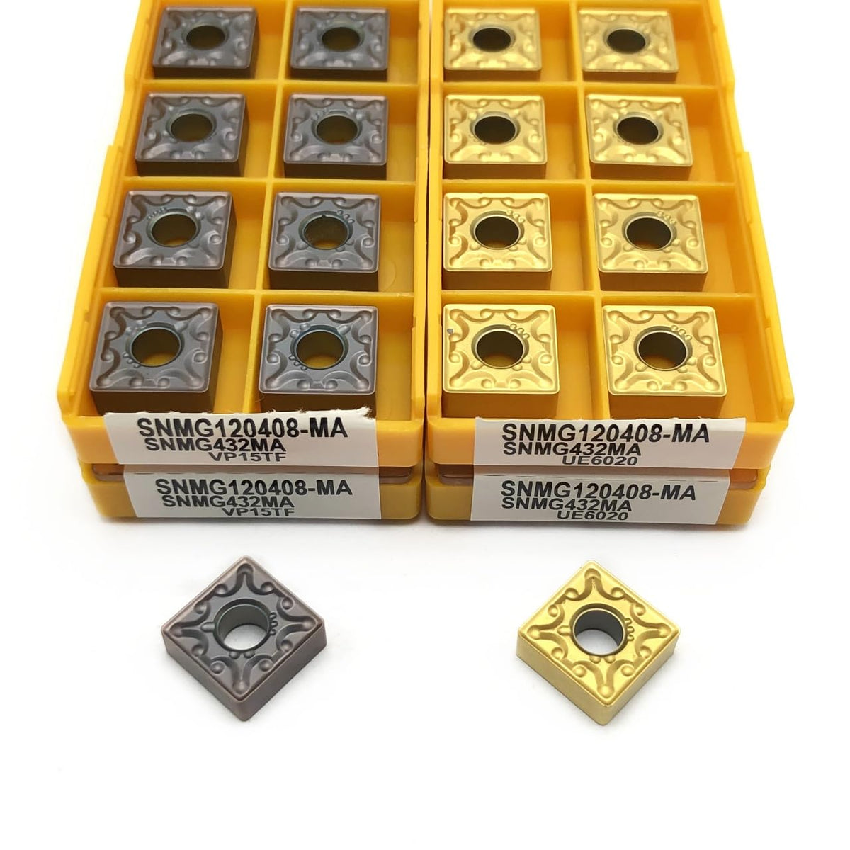 SNMG120404 SNMG120408 Carbide Insert External Turning Tool Steel Processing Turning Insert CNC Metal Cutting Tool(SNMG120404 MA UE6020)