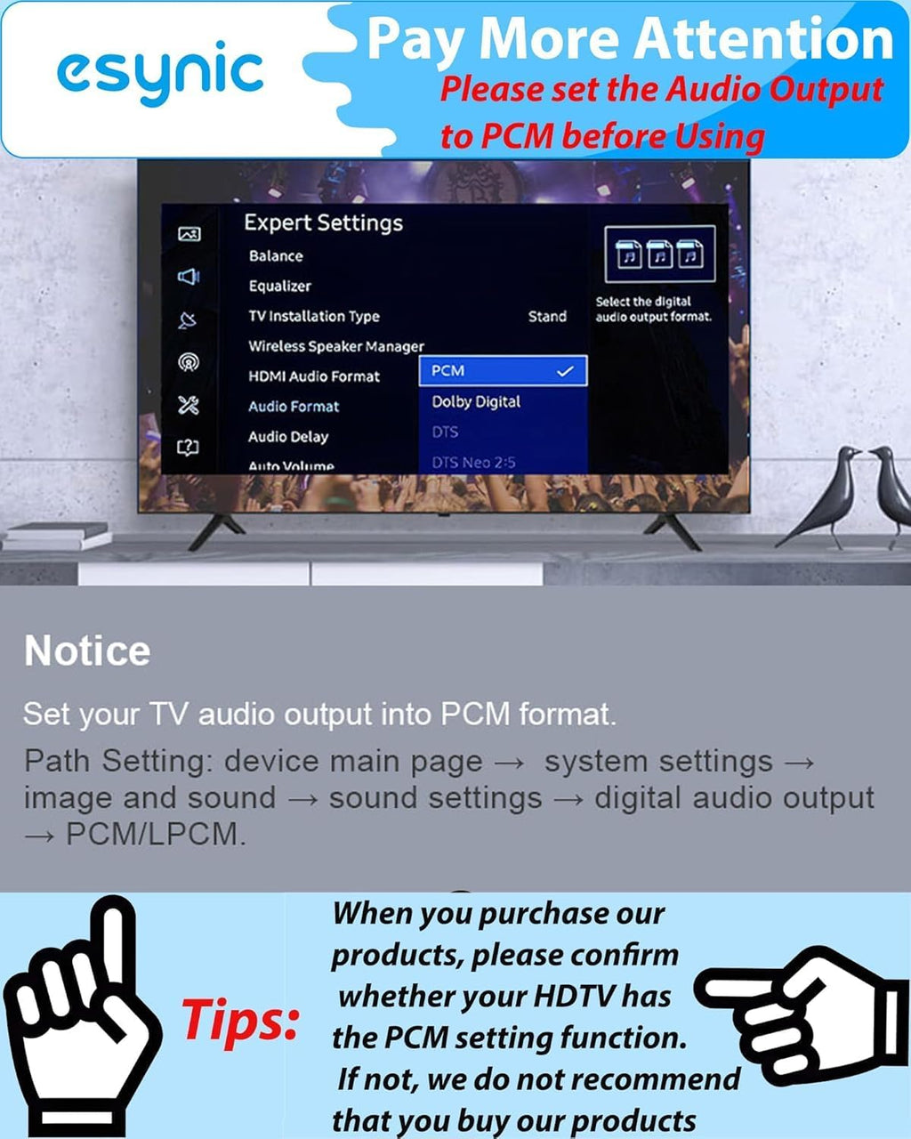 192KHZ Optical to RCA Adapter-Built-in DAC Chip-USB Power | Built-in DAC Chip-Portable DAC Converter-Aluminum Shell
