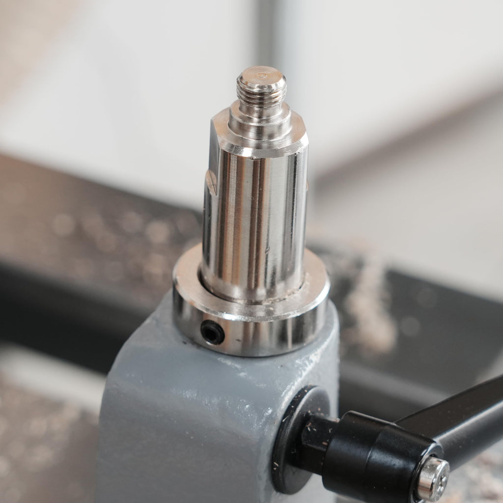 BMTURNING Tool Rest Stem 1”diameter x 4 3/4” length with M12 x 1.25, 10mm Length thread and a tool rest collar for Woodturning Lathes, Woodworking Tools.