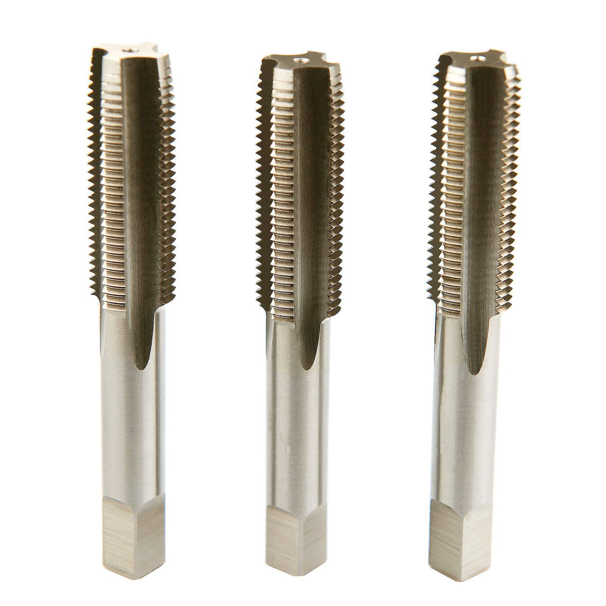 MaxTool M12x1.75 Hand Thread Tap Sets Including Taper+Plug+Bottom Metric HSS M2 Taps Set Pitch 1.75mm FULLY GROUND RIGHT HAND; HSM02W00R12