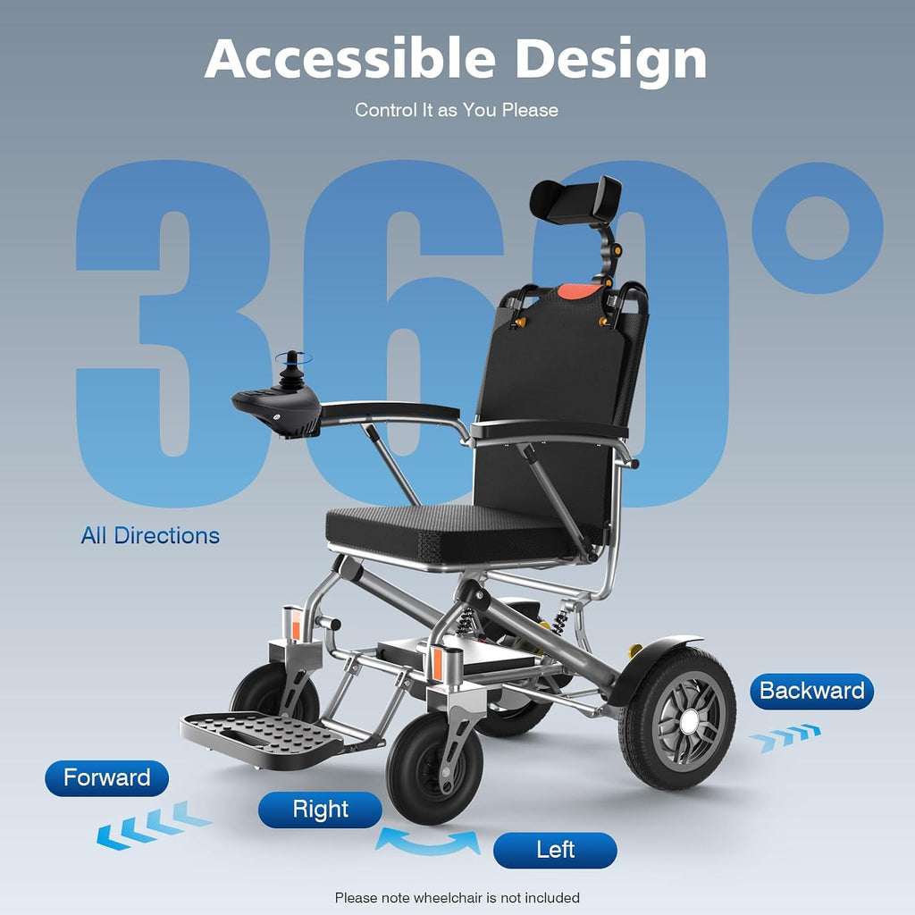 Electric Wheelchair Joystick Controller, 24V DC Mobility Control Handle with Adapter Cable ML2P Replacement Joystick for Power Wheelchair Scooter Ergonomic Design for Seniors Disabled and Caregivers