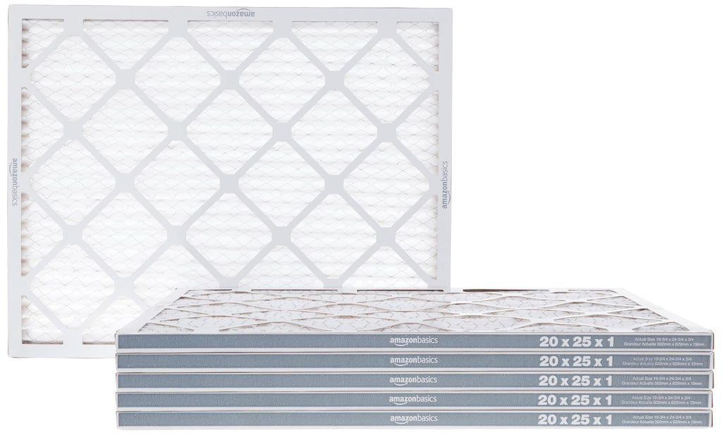 20x25x1 Air Filter 6-Pack, MERV 11 AC Furnace Filters, Dust, Pet, Allergen Control , Electrostatic, Removes Lint