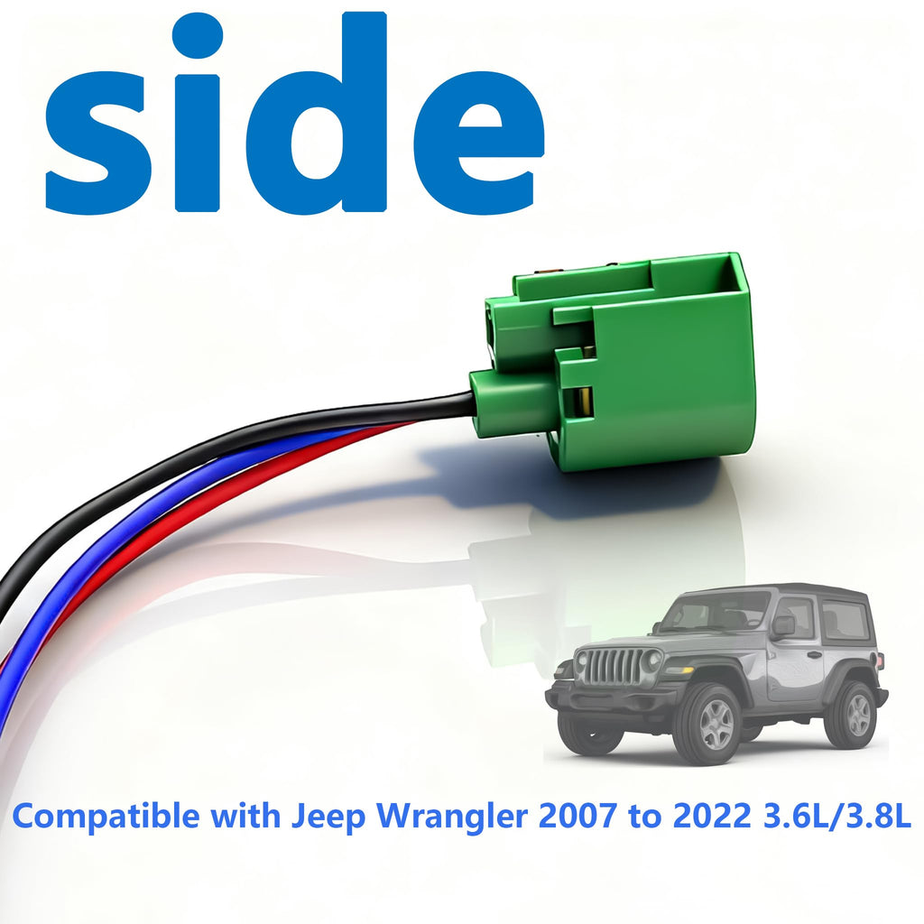 Headlight Connector Compatible with 2007 to 2022 Jeep Wrangler Chrysler RAM
