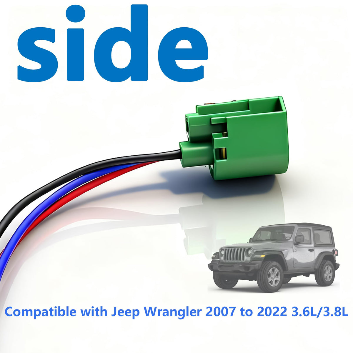 Headlight Connector Compatible with 2007 to 2022 Jeep Wrangler Chrysler RAM