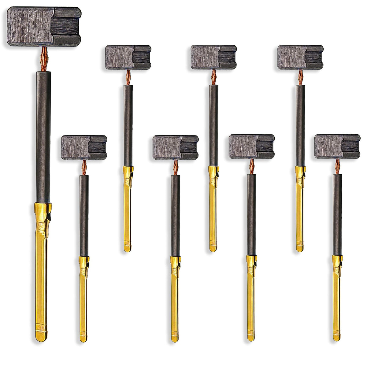 8 Pack 445861-03 445861-25 Replacement Electric Motor Carbon Brushes