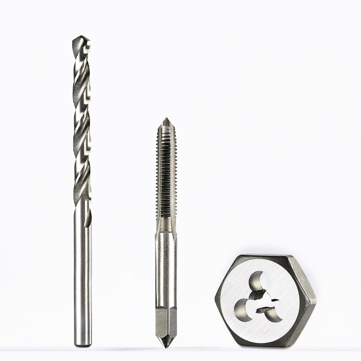 toolant 1/4-19 BSP Tap and Die Set with 29/64" Drill Bit Combo for Threading