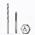 toolant 1/4 x 28 NF Tap and Die Set with #3 Drill Bit Combo for Threading