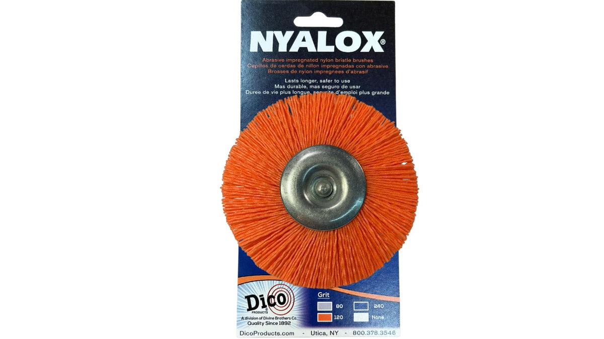 Dico 7200048 4" Medium Nyalox Wire Wheel Brush