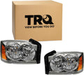 TRQ 2 Piece Headlight Assembly Set Driver & Passenger Side