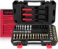 Kolvoii 61-Piece Thread Chaser Set, Metric, UNC & UNF Thread Restorer Kit