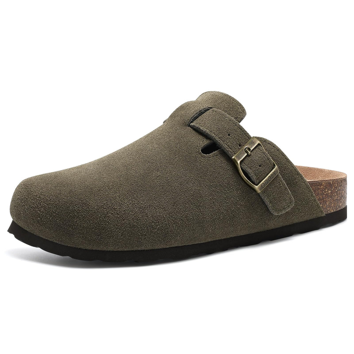 Genuine Suede Clogs for Women Men Comfort Cork Footbed Potato Shoes