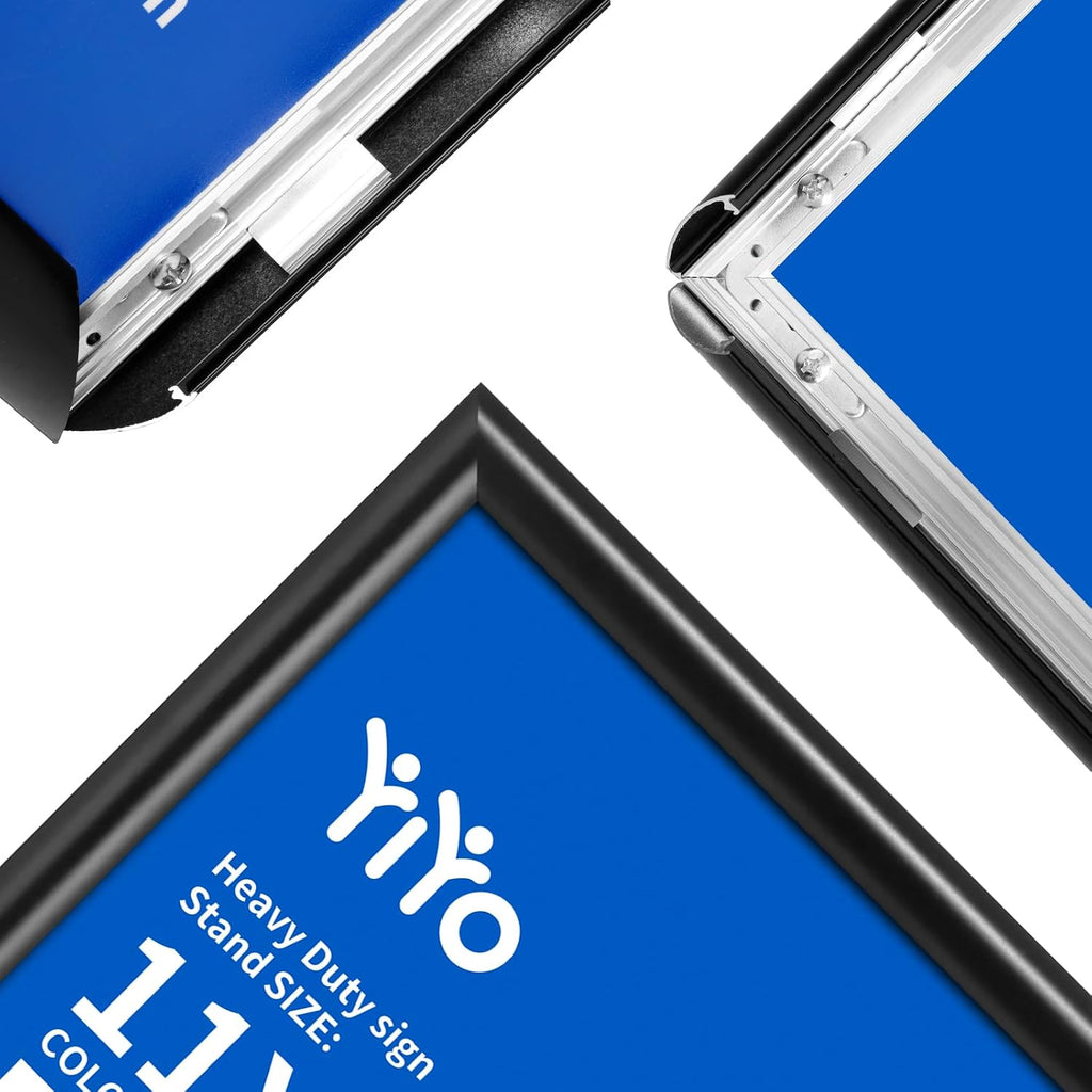 Sign Stand Poster Stand，adjustable heavy duty pedestal Sign Holder Floor Stand，aluminium frame floor standing for