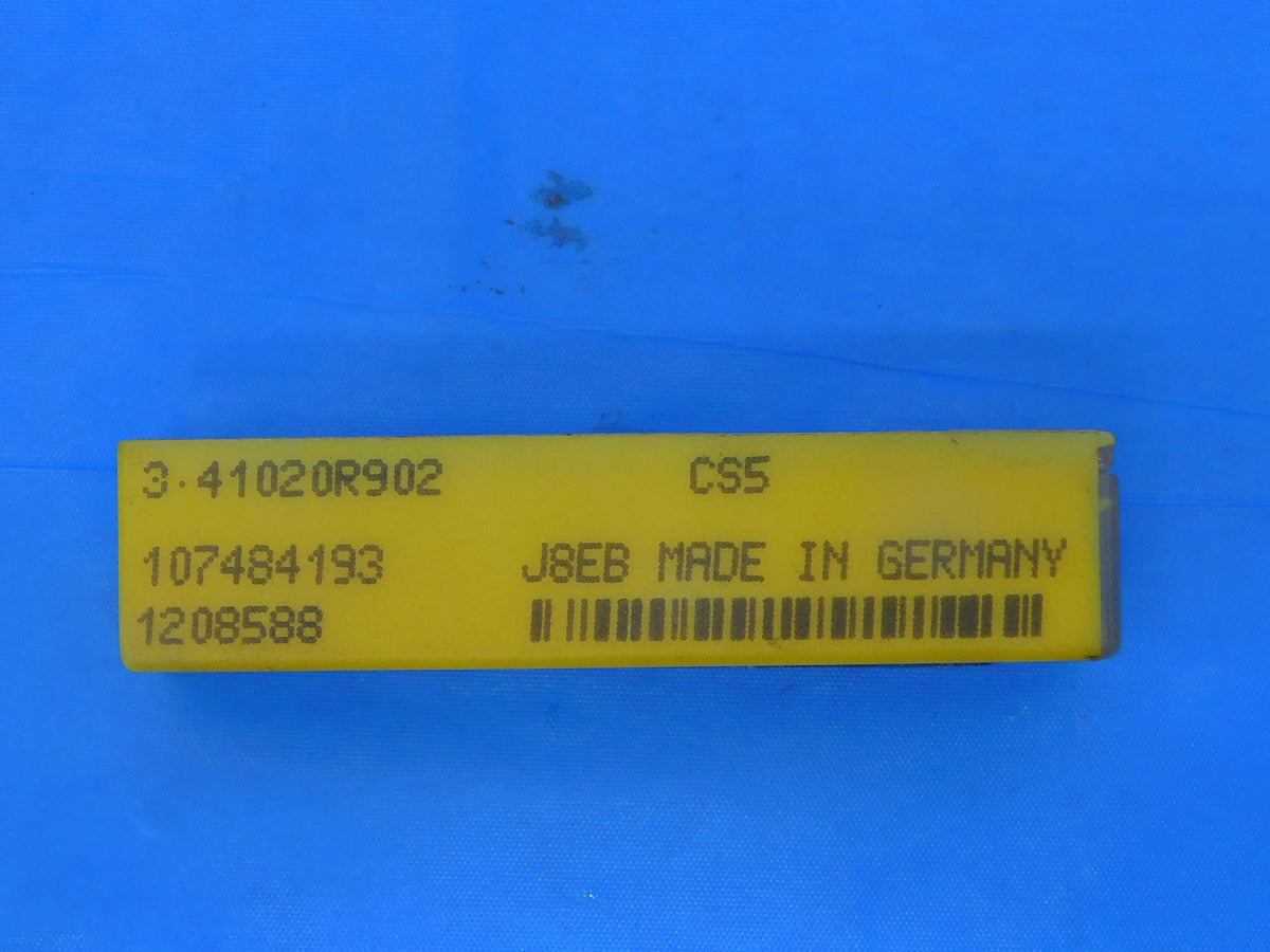 4PCS NEW KENNAMETAL 3.41020R902 CS5 TiN Coated Carbide Chamfer Inserts - MB8263RDT