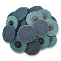 COSPOF 3 Inch Quick Change Sanding Discs, 25 Pack Fine Sanding Discs, Surface Conditioning Discs for Die Grinder(Blue-Fine).