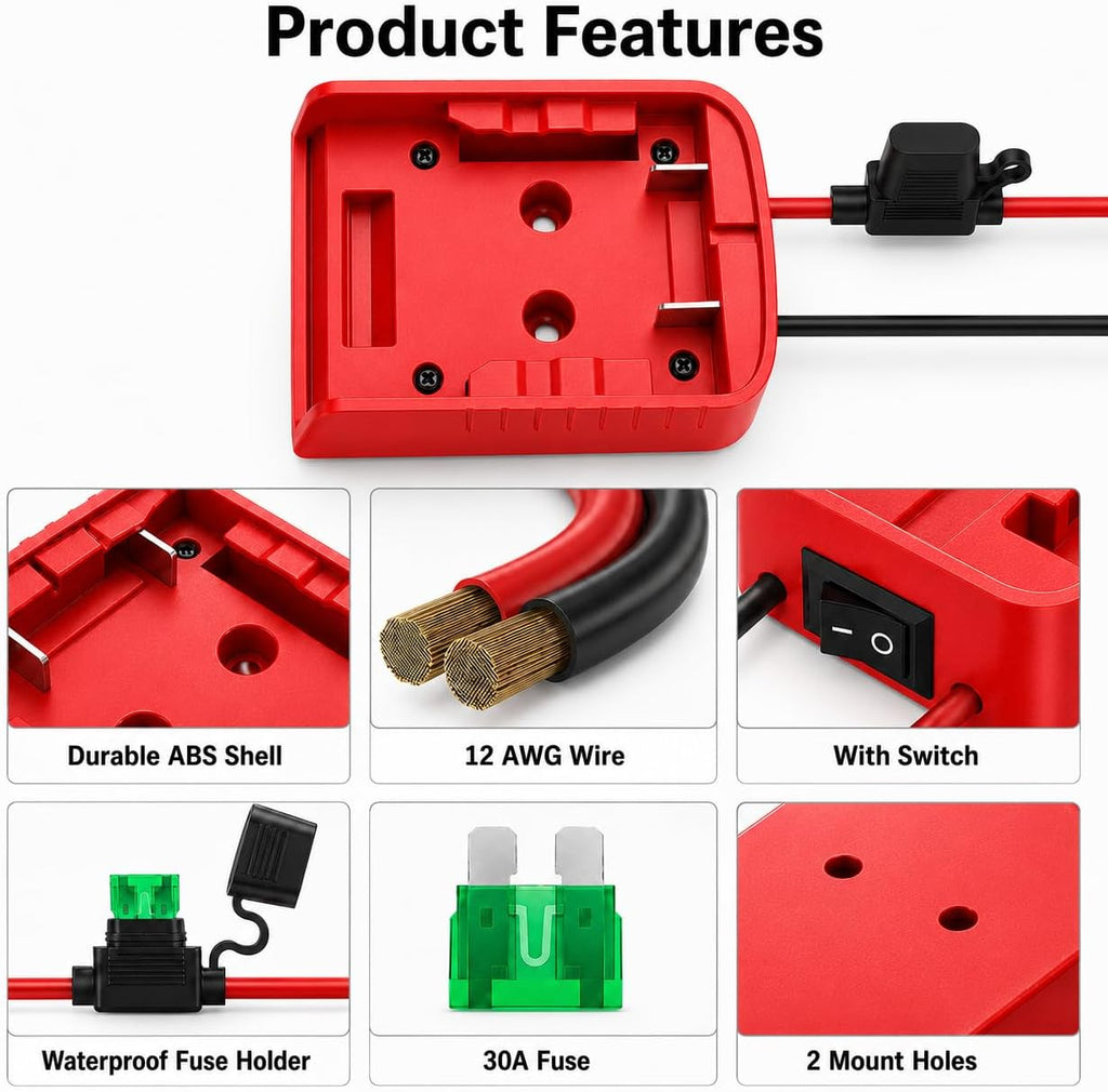 Battery Adapter Compatible with Craftsman 20V MAX Batteries