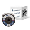 Benchmark Abrasives 4.5" x 7/8" Zirconia Type 27 Flap Discs, 120 Grit