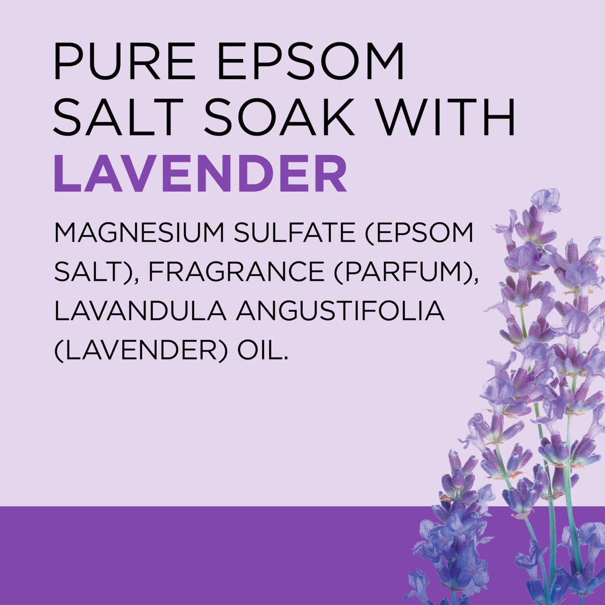 Dr. Teal's Epsom Salt Soaking Solution and Foaming Bath with Pure Epsom Salt Combo Pack, Lavender