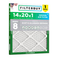 14x20x1 Air Filter MERV 8 Dust & Allergy Defense (1-Pack)