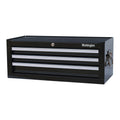 Industrial 3 Drawers Portable Metal Intermediate Box, 26" Middle Tool Chest Cabinet with Ball Bearing Drawer Slides