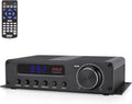100W 5 Channel Audio Amplifier - Wireless Bluetooth Home Theater Power Stereo Receiver with Surround Sound w/HDMI