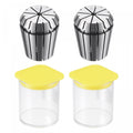 uxcell ER32 Spring Collet, 4mm Chuck for CNC Engraving Machine Lathe Milling 2pcs