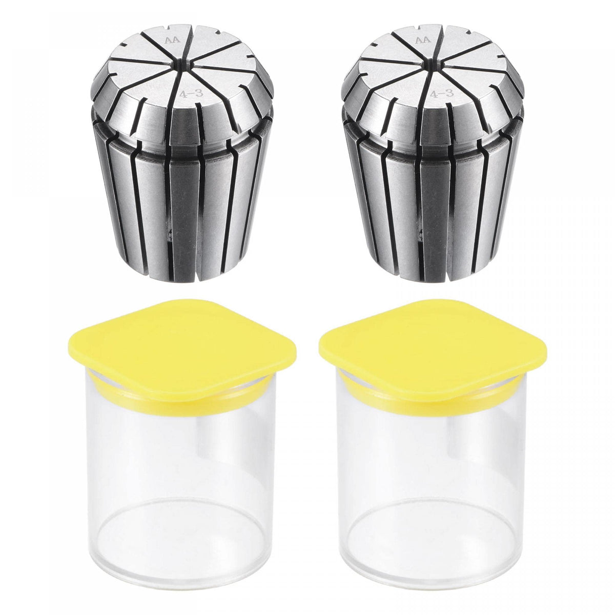 uxcell ER32 Spring Collet, 4mm Chuck for CNC Engraving Machine Lathe Milling 2pcs