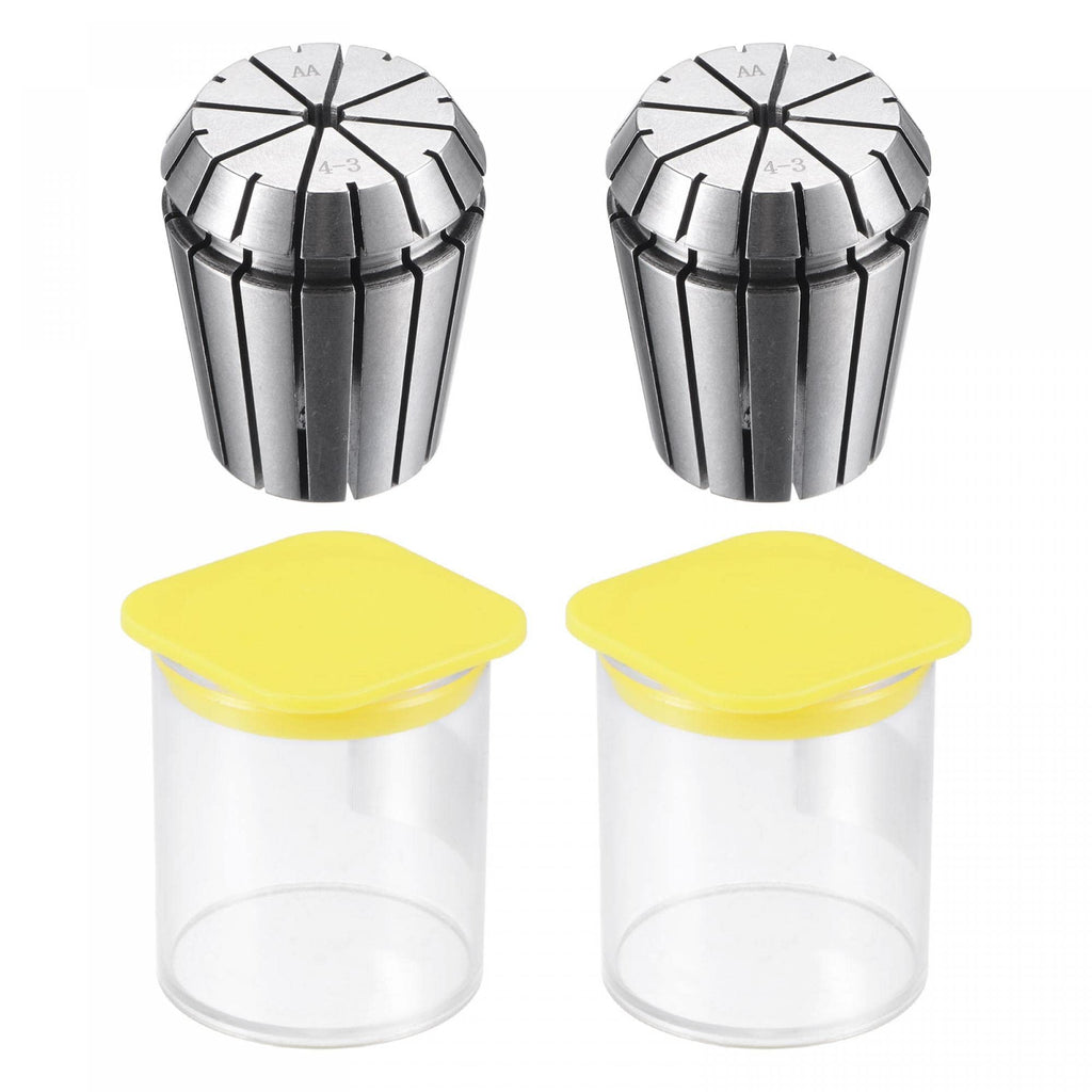 uxcell ER32 Spring Collet, 4mm Chuck for CNC Engraving Machine Lathe Milling 2pcs