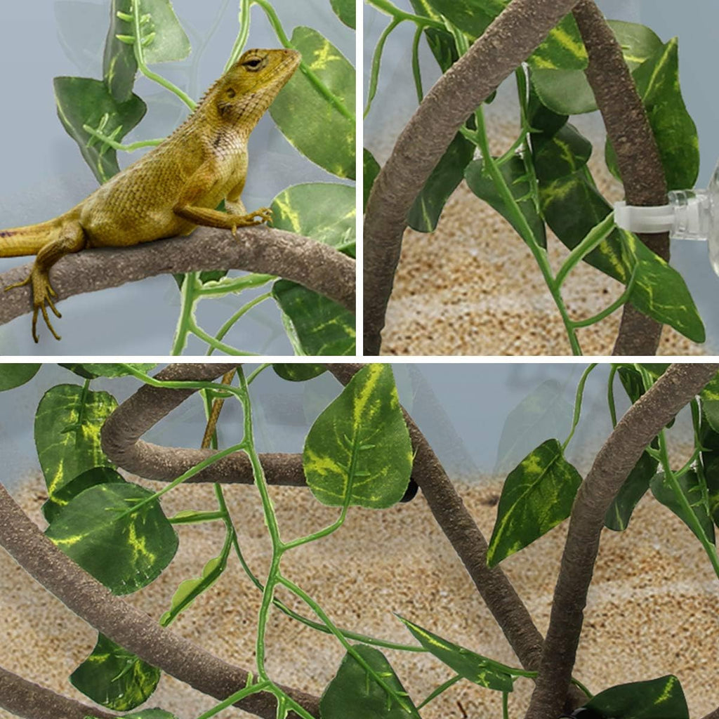 8FT Reptile Vines and Flexible Reptile Leaves