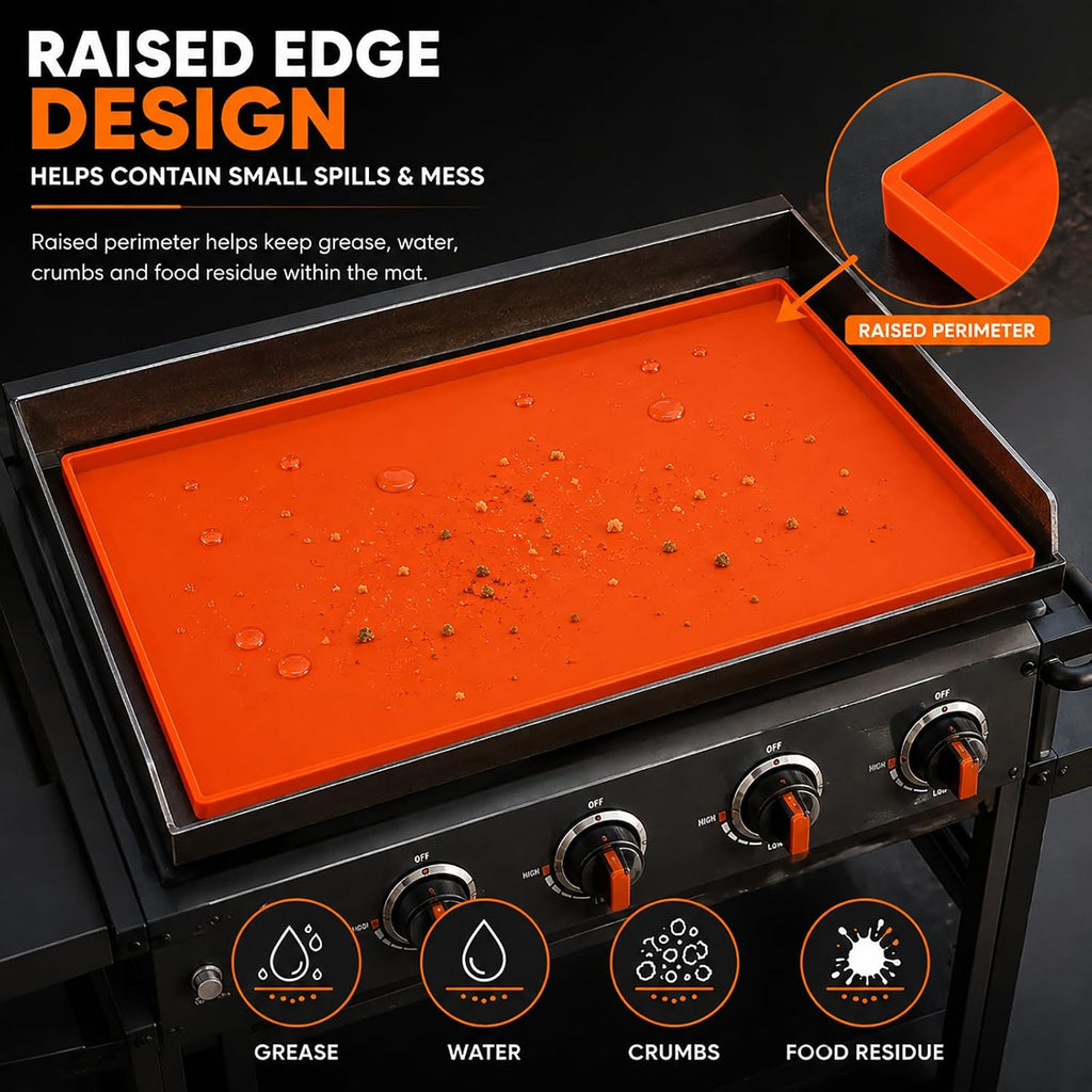 Silicone Griddle Mat for Member's Mark 36" Propane Gas Griddle 36", Reusable Griddle Cover Mat for Flat Top Grill