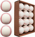 12pack Pitching Machine Baseballs 9inch 3.5oz PU Material Ball for TeenagersTo Practice Hitting and Fielding Practice