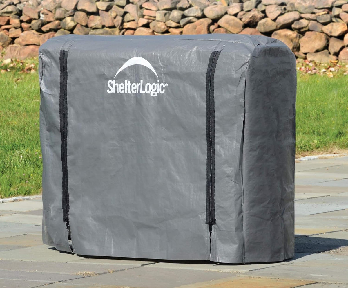 Firewood Rack-in-a-Box Universal Full Length Cover for Firewood Storage Racks, Fits Most 4-Feet Firewood Racks Size: