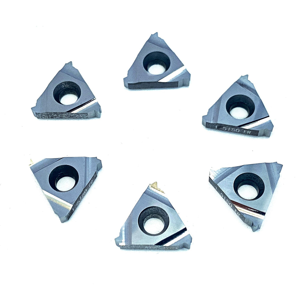 DESKAR Carbide Threading Inserts CNC Lathe for Aluminum，16IR AG60 K15