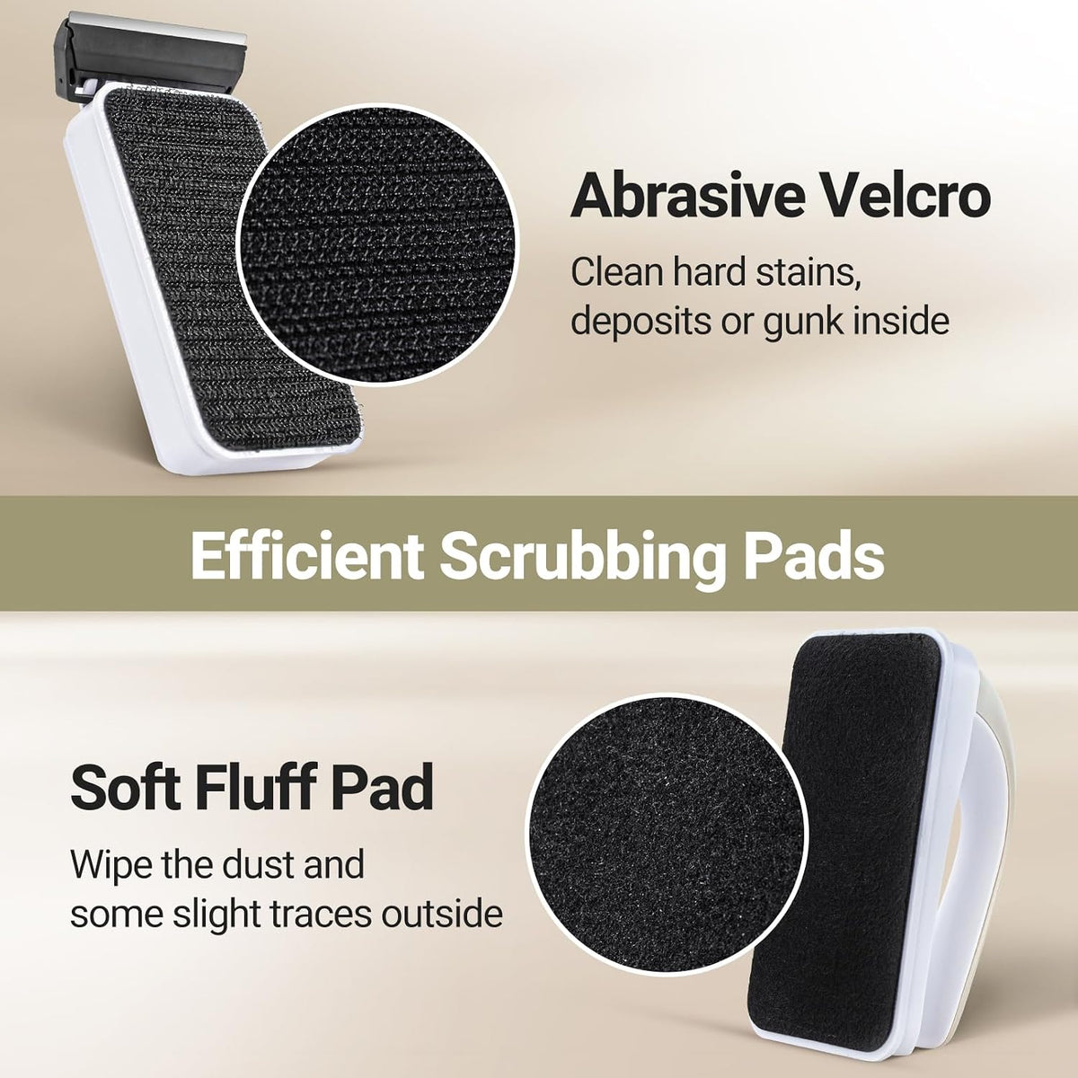 Aquarium Magnet Glass Cleaner, Magnetic Fish Tank Cleaner with Algae Scraper, Double Sided Cleaning Scrubber Brush