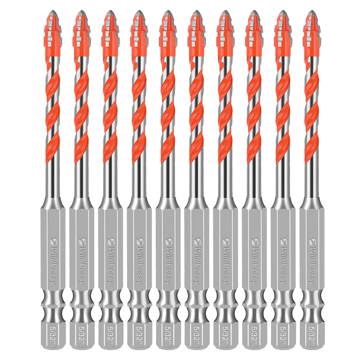 Concrete Drill Bit Set 5/32” (10PCS)