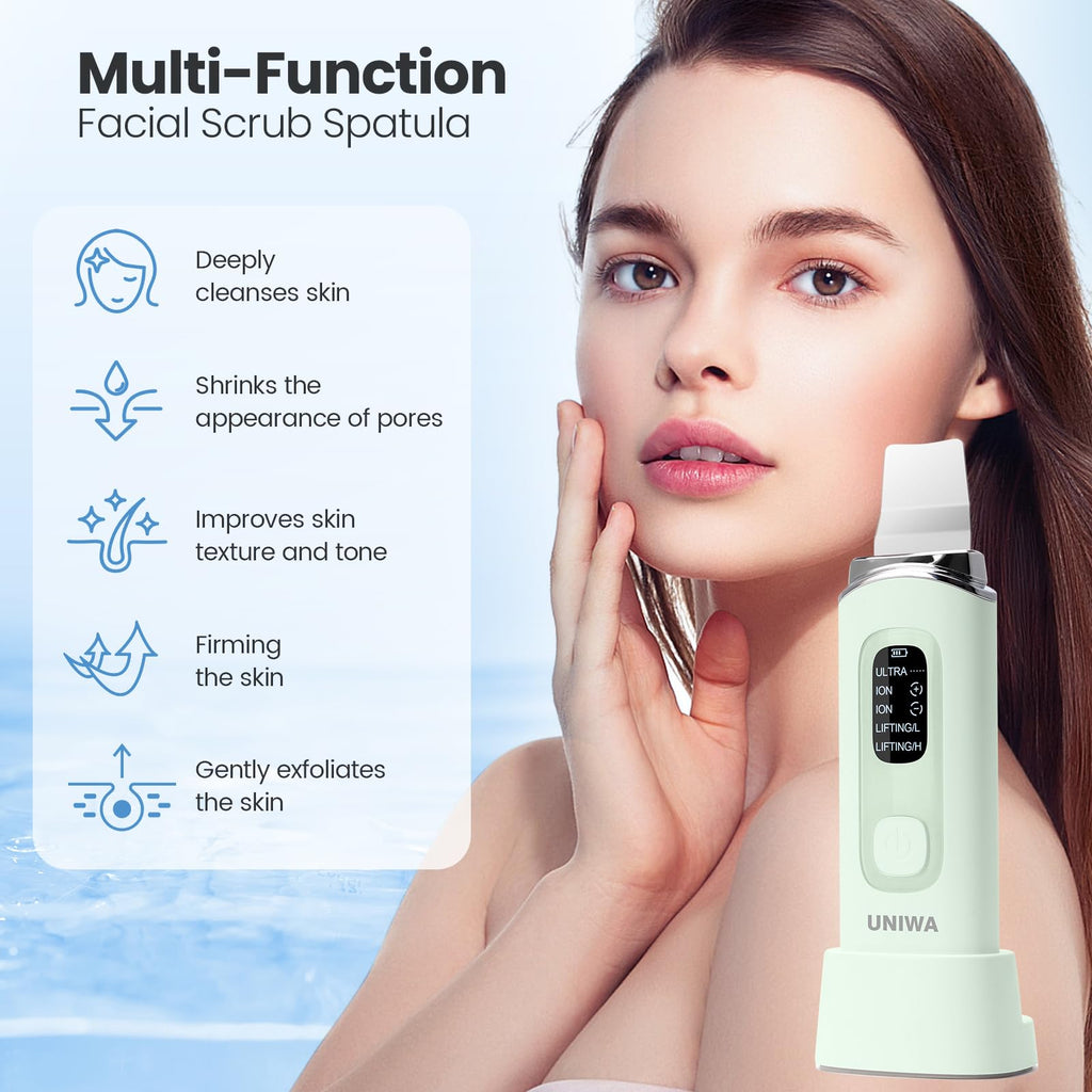 Skin Scrubber Face Spatula, Blackhead Remover for Facial Cleansing