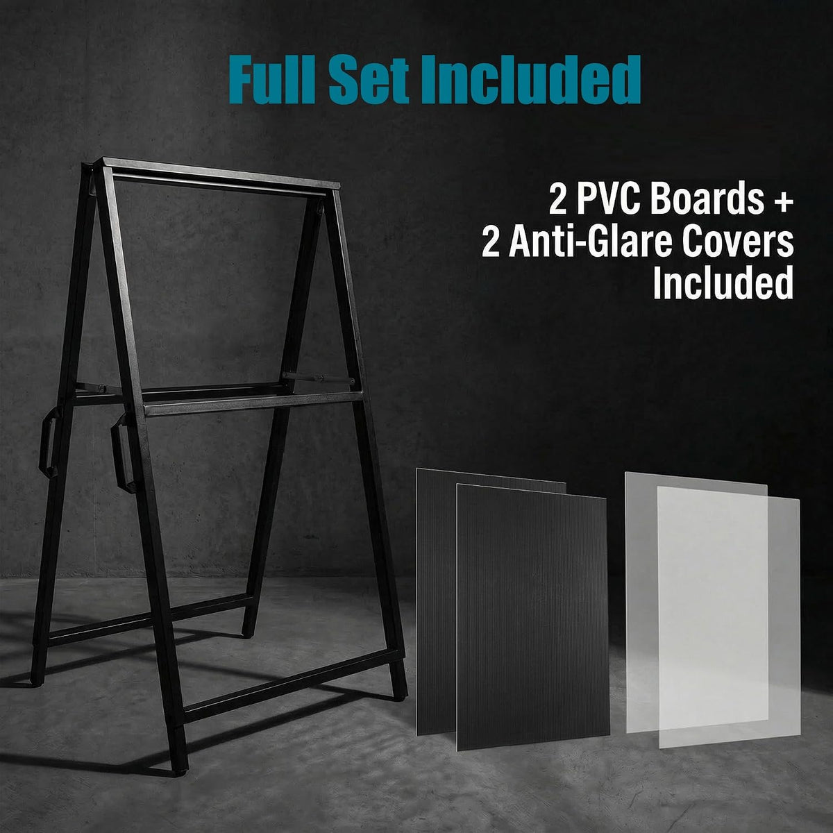 A-Frame Sign 24×36 Inch, Indoor & Outdoor Compatible