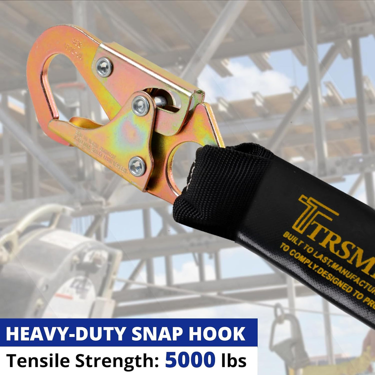 TRSMIMA Safety Harness Fall Protection - Safety Harnesses Construction Kit | Fall Arrest Full Body Safety Harness