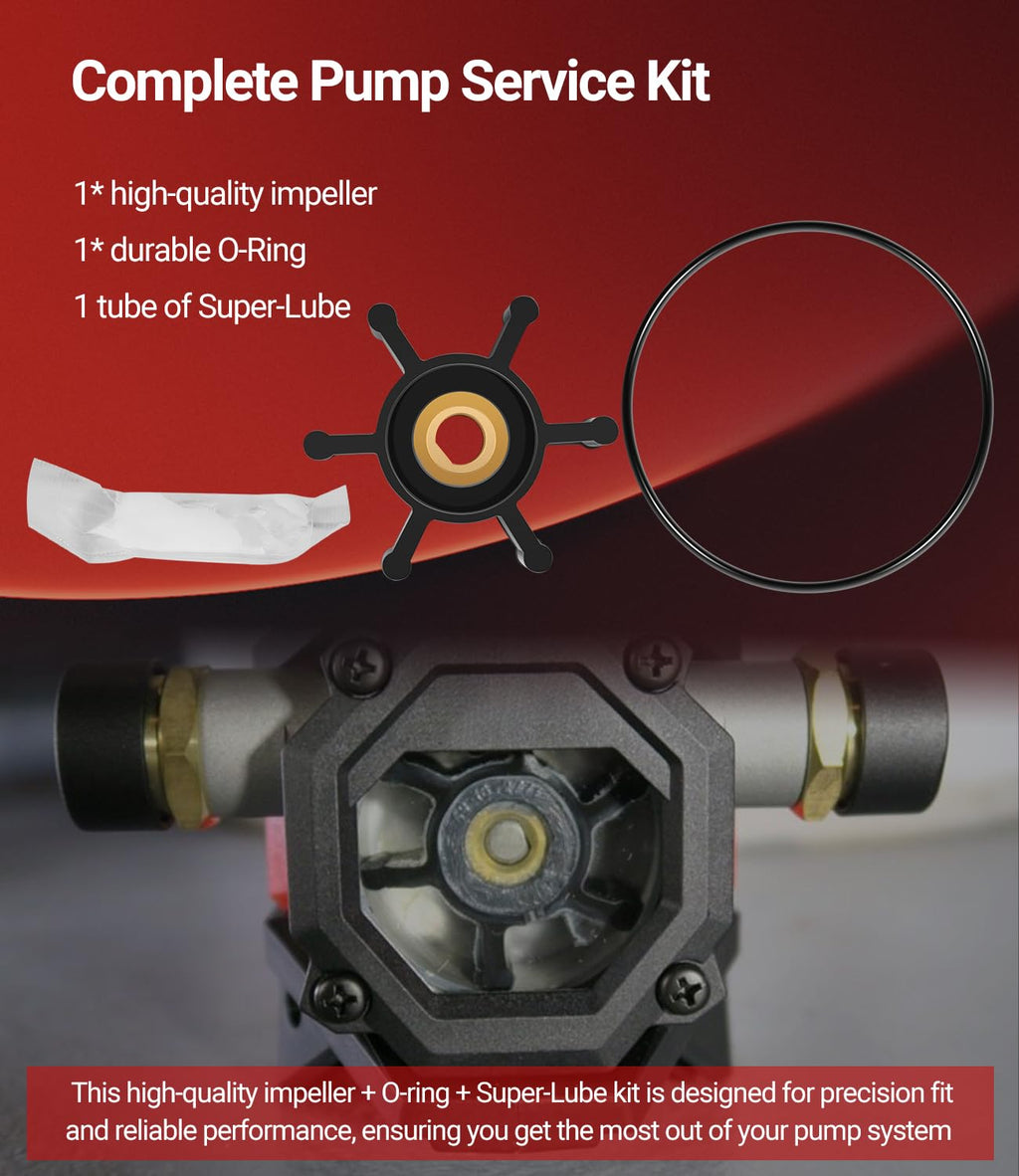 Replacement Impeller & O-Ring Kit Fit for Milwaukee M18 Transfer Pump, Replace 49-16-2771