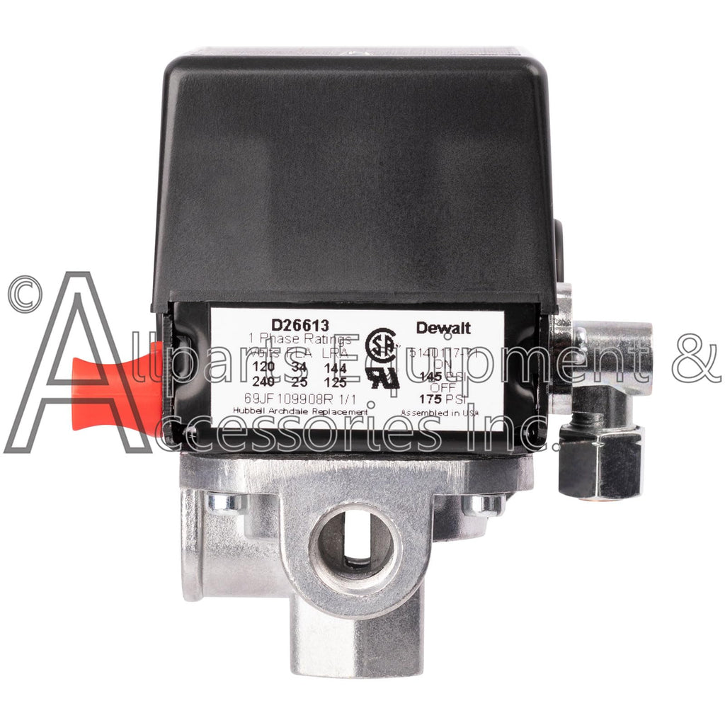 Z-D26613 Pressure Switch 4-Port 140-175 PSI 2-Pole 120-240V