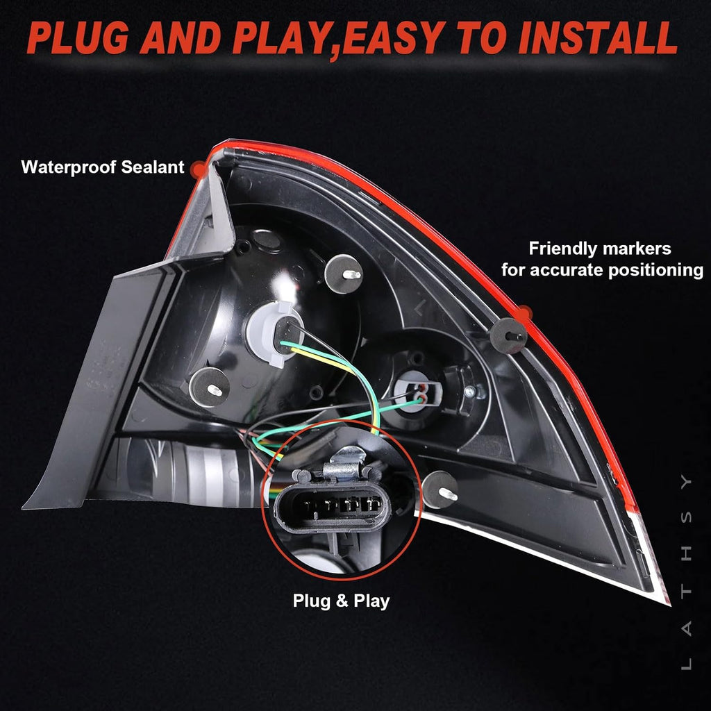 Tail Light Compatible With 2006-2013 Chevrolet Impala Right Passenger Side